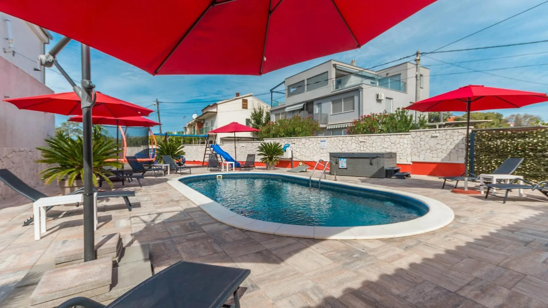 Xxxl Villa Ancora With Heated Pool 图兰杰 0*,  克罗地亚